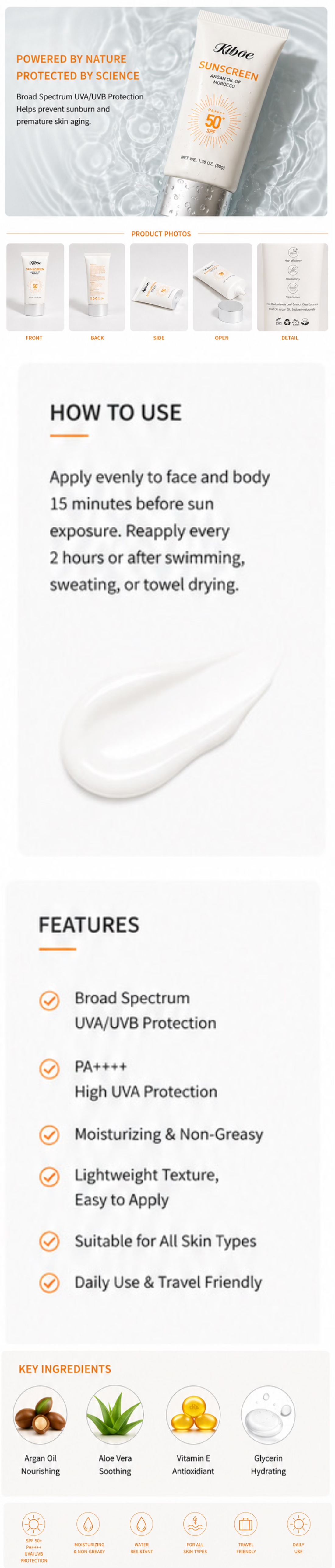 Argan Oil Sunscreen