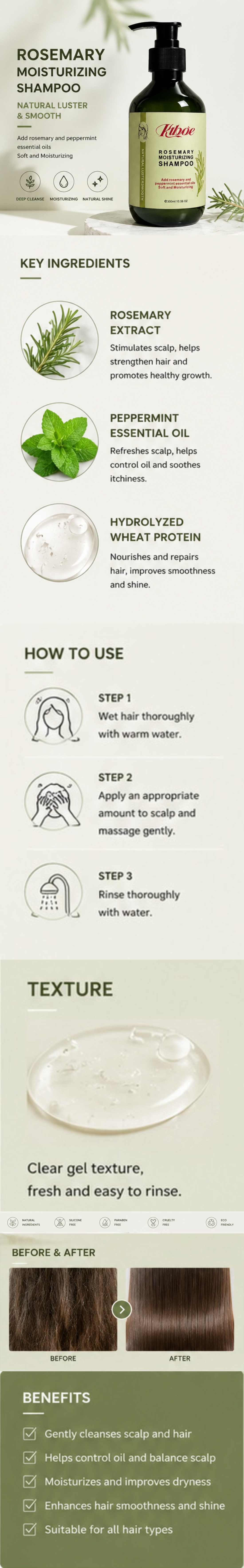 Rosemary Moisturizing Shampoo