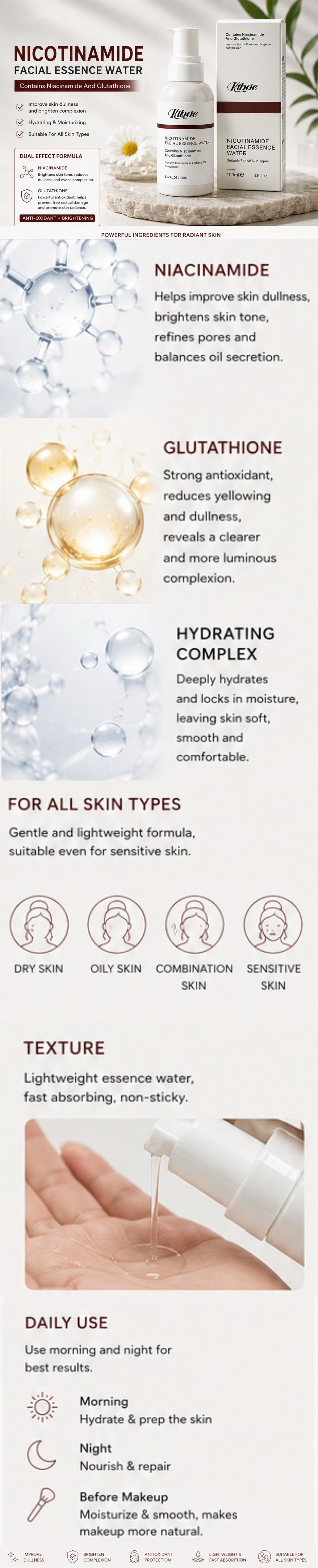  Niacinamide Essence Water