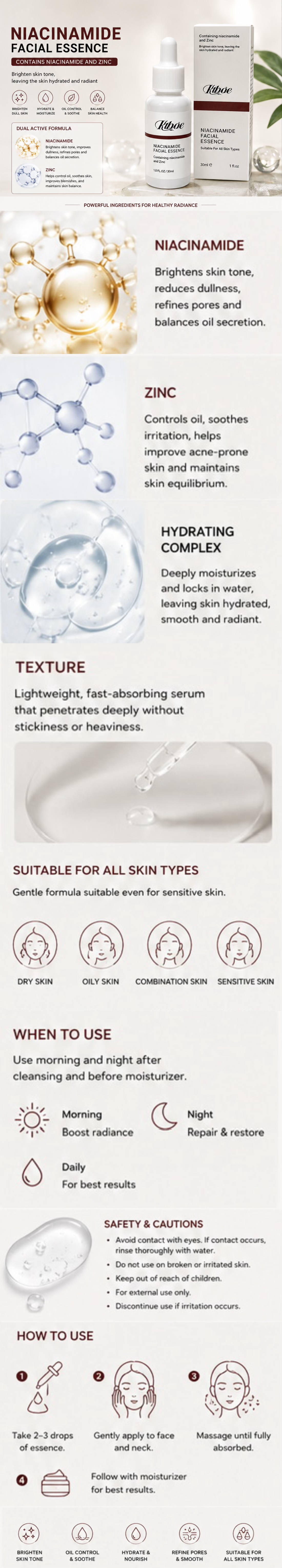 Nicotinamide Facial Essence