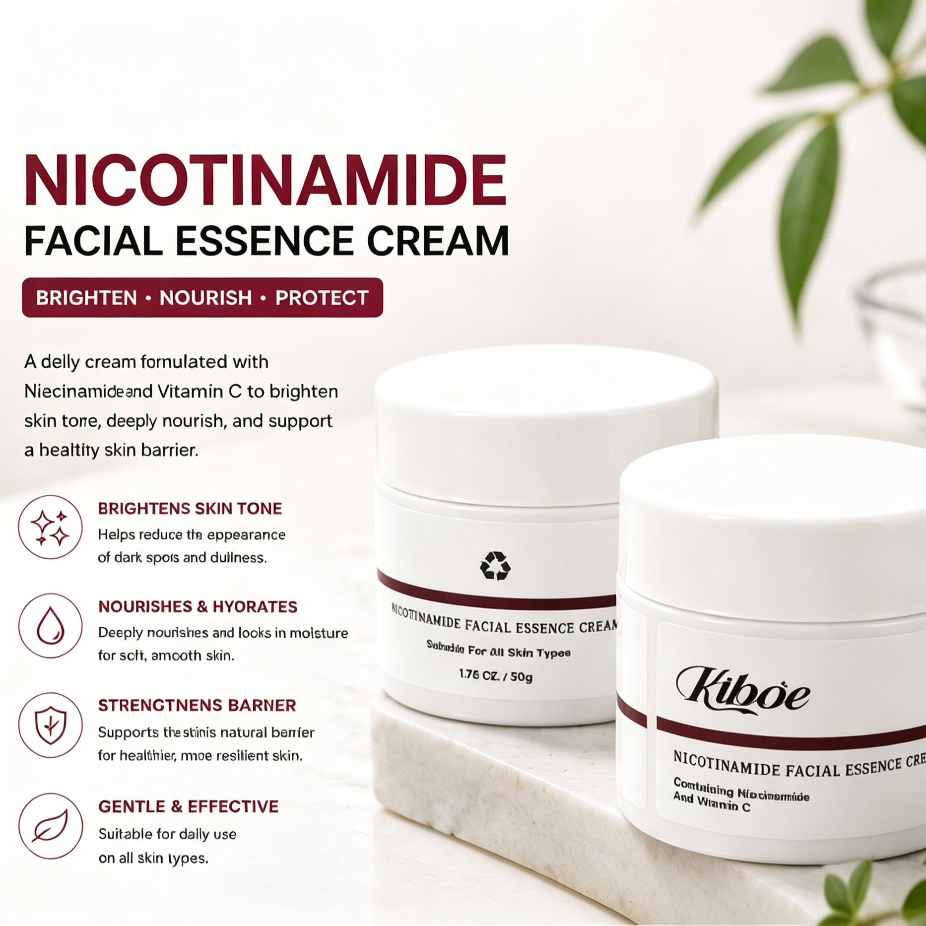 Nicotinamide Facial Essence Cream