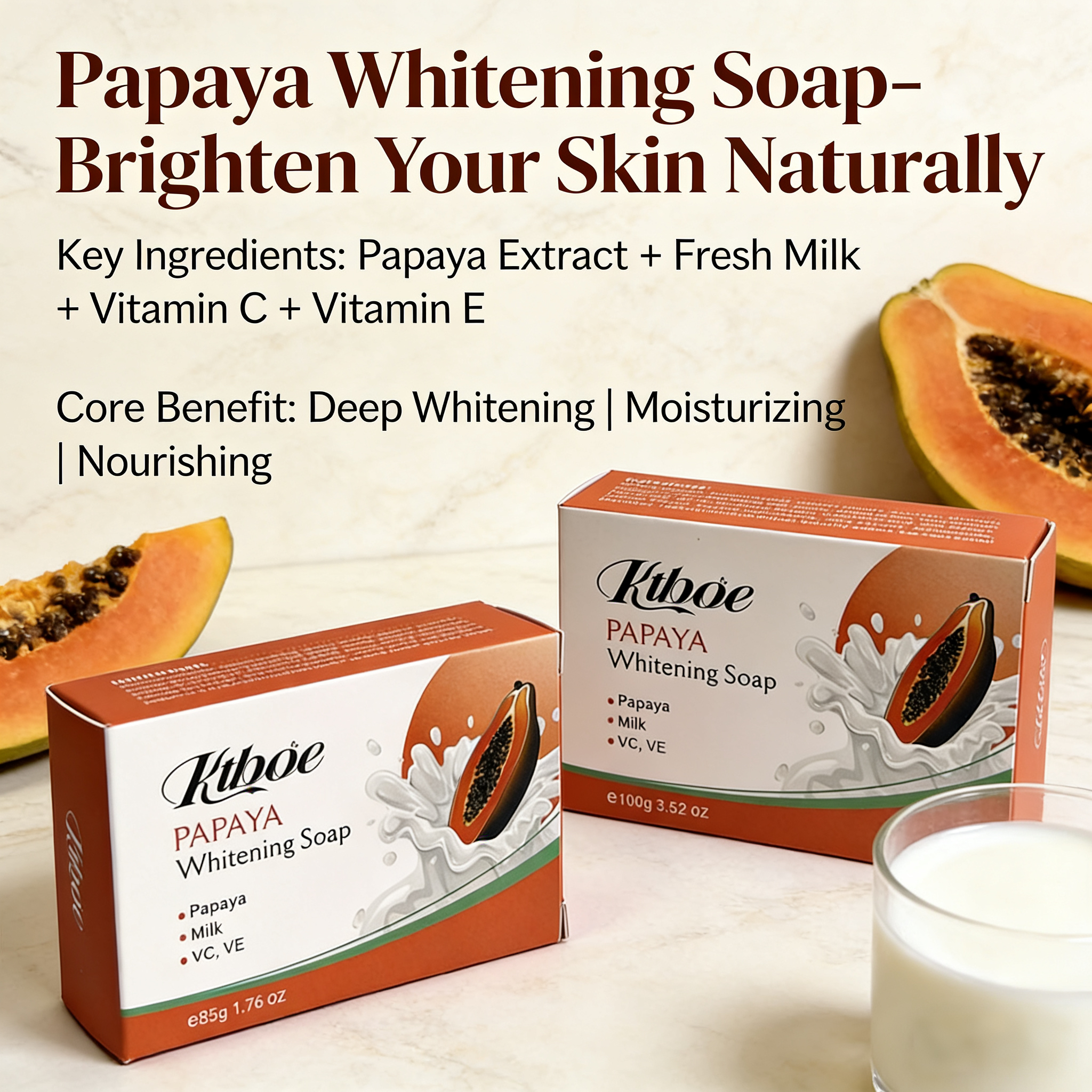 Papaya  Whitening Soap