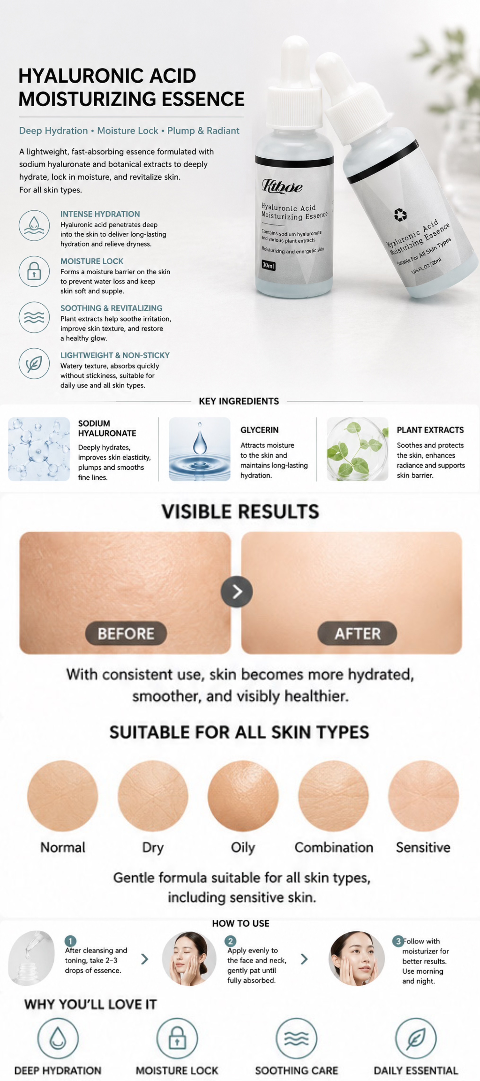 Hyaluronic Acid Moisturizing Essence Hyaluronic Acid Moisturizing Essence