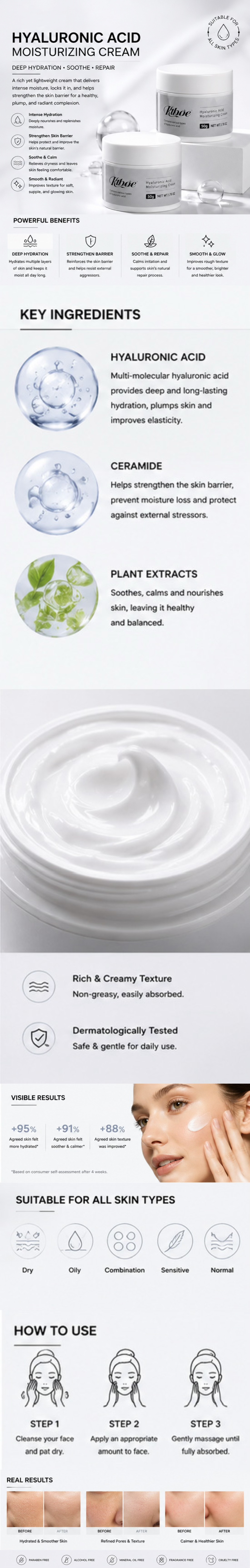 Hyaluronic Acid Moisturizing Cream Hyaluronic Acid Moisturizing Cream