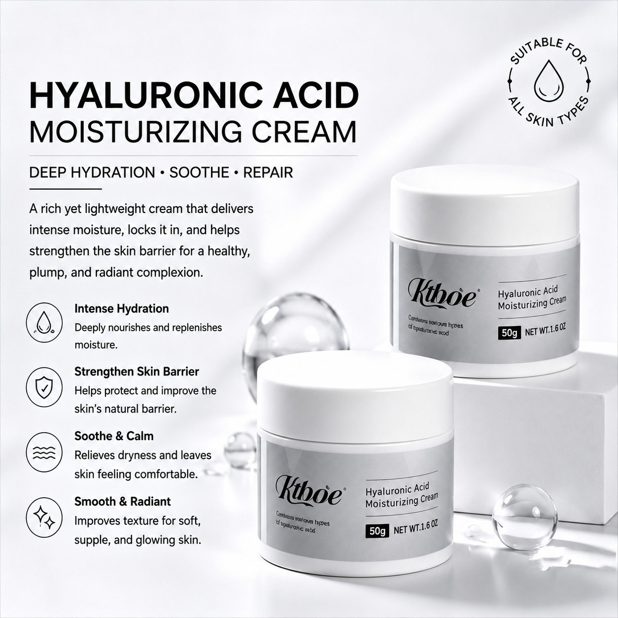 Hyaluronic Acid Moisturizing Cream