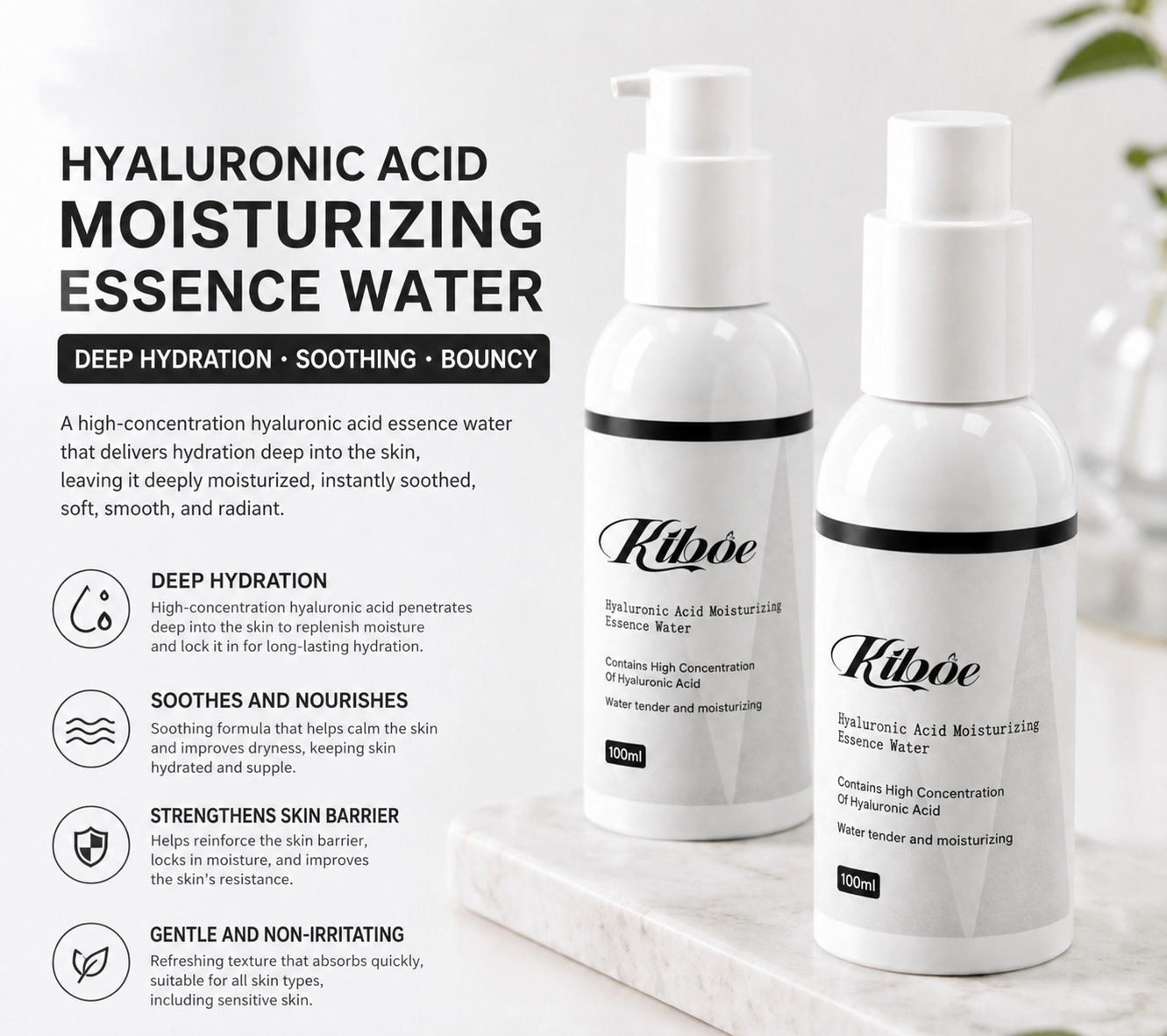 Hyaluronic Acid Moisturizing Essence Water