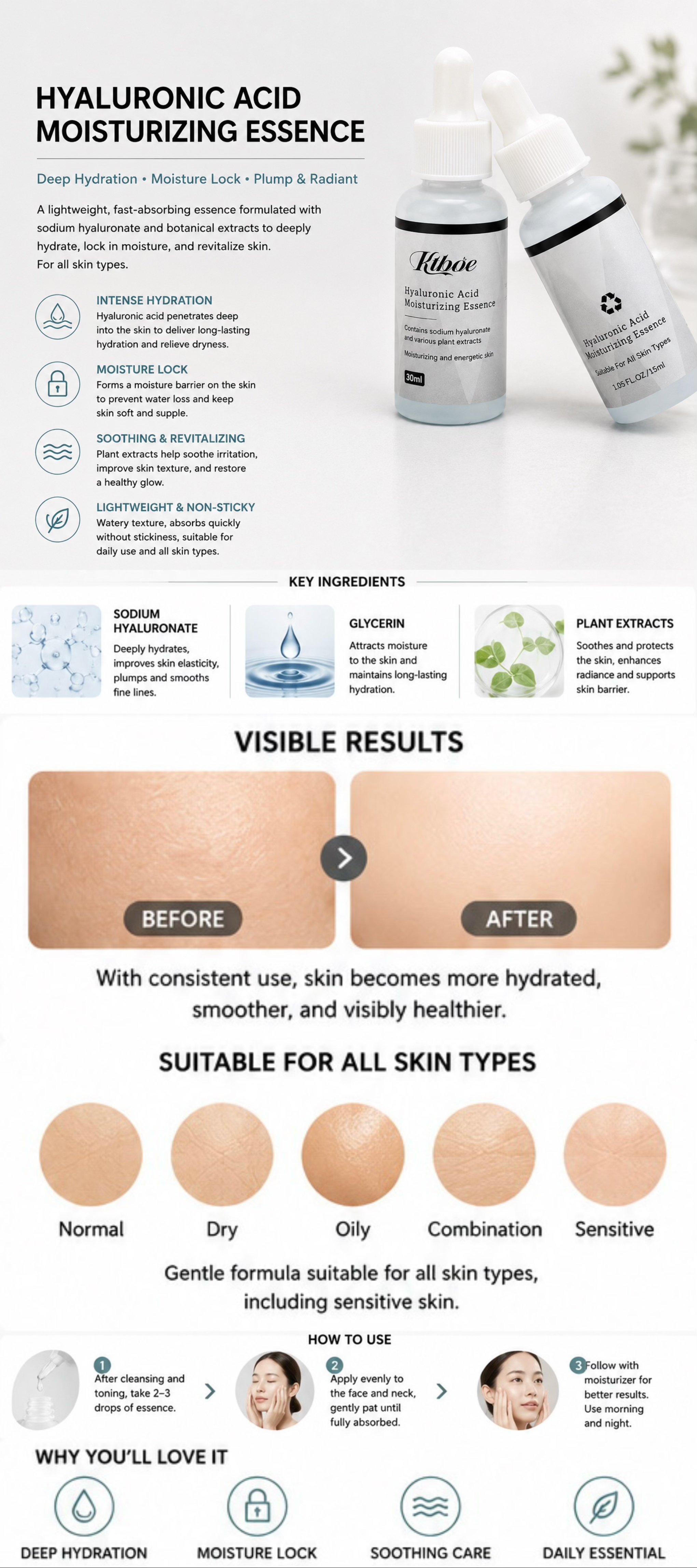 Hyaluronic Acid Moisturizing Essence