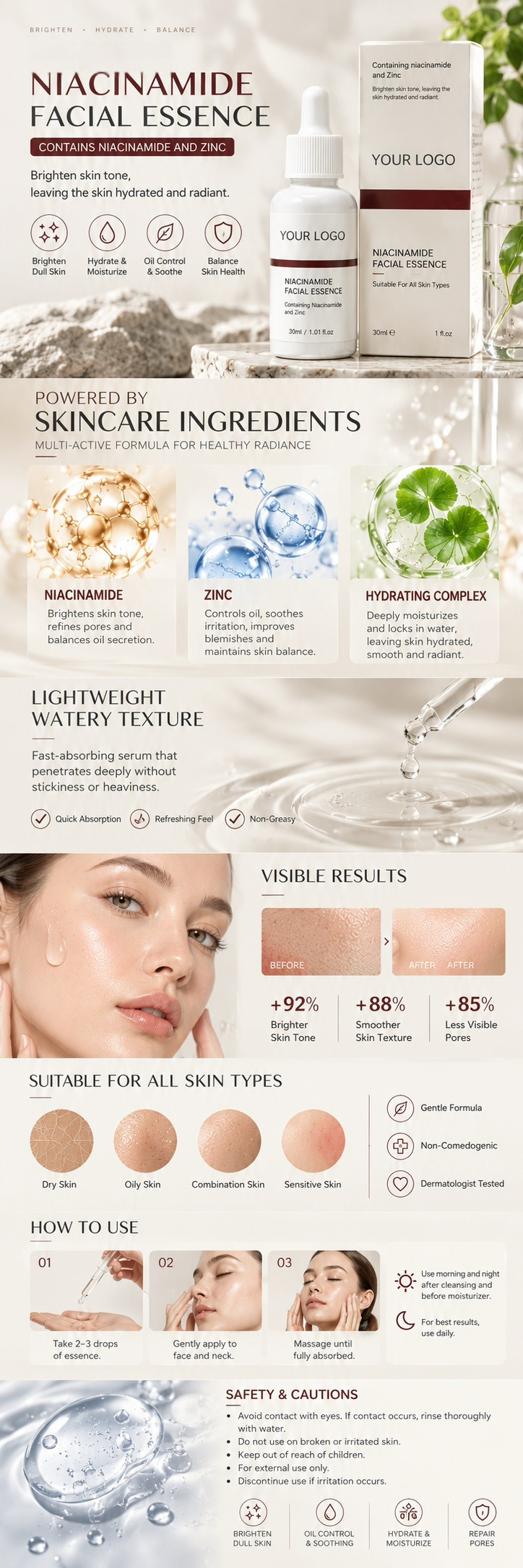 Nicotinamide Facial Essence Nicotinamide Facial Essence