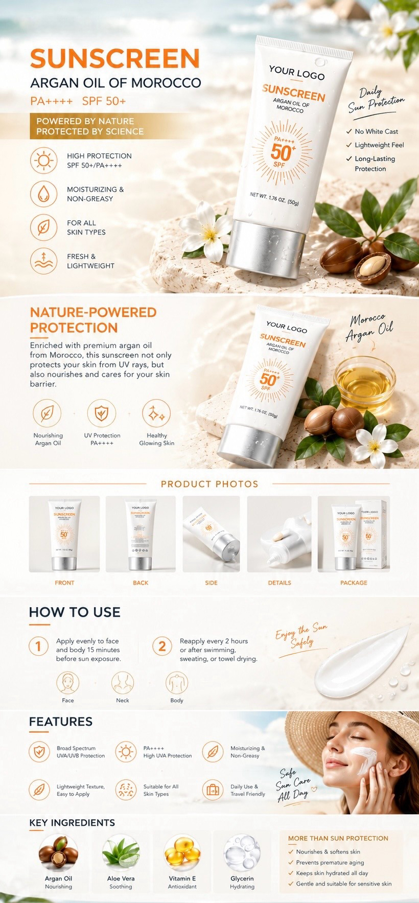Argan Oil Sunscreen Argan Oil Sunscreen